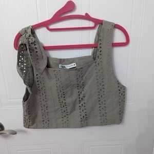 NWOT ZARA Crop Top Size XS